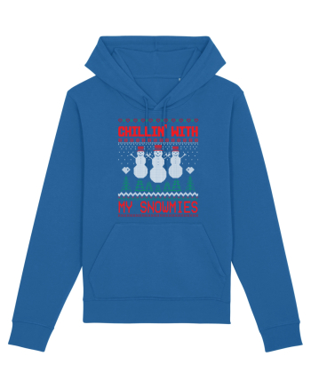 Chillin' with my snowmies Royal Blue