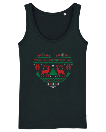 Christmas Heart Black
