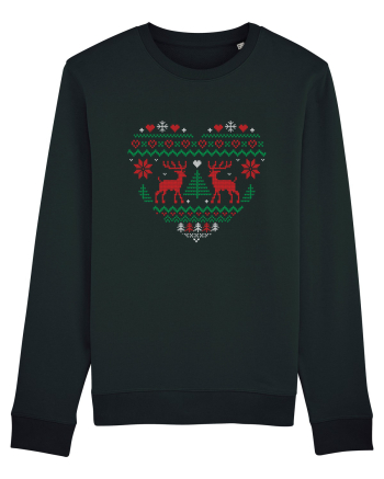 Christmas Heart Black