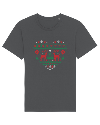 Christmas Heart Anthracite