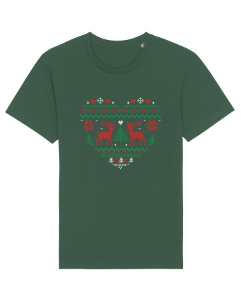 Christmas Heart Bottle Green