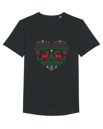 Christmas Heart Black