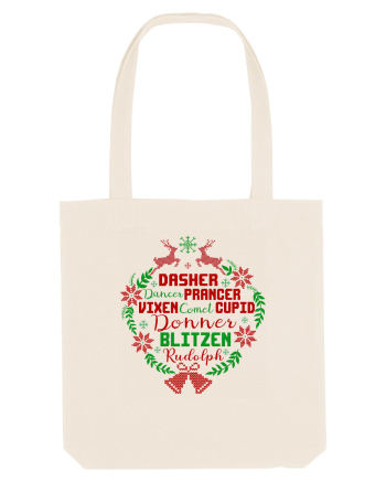 Dasher Dancer Prancer Vixen Blitzen Cupid Comet Donner Rudolph Natural