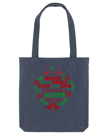 Dasher Dancer Prancer Vixen Blitzen Cupid Comet Donner Rudolph Midnight Blue