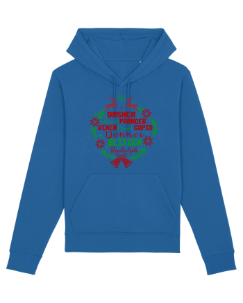 Dasher Dancer Prancer Vixen Blitzen Cupid Comet Donner Rudolph Royal Blue