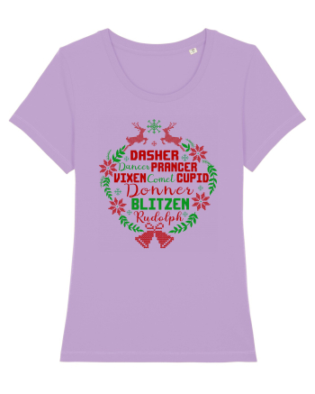Dasher Dancer Prancer Vixen Blitzen Cupid Comet Donner Rudolph Lavender Dawn