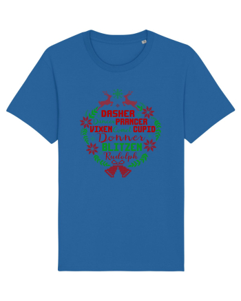 Dasher Dancer Prancer Vixen Blitzen Cupid Comet Donner Rudolph Royal Blue