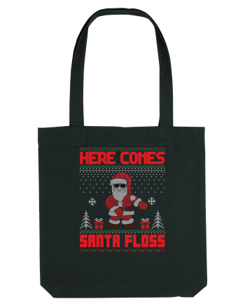 Here Comes Santa Floss Black