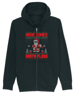 Here Comes Santa Floss Hanorac cu fermoar Unisex Connector
