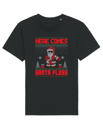 Here Comes Santa Floss Black