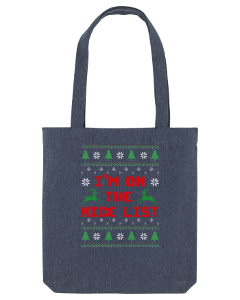 I'm on the nice list Midnight Blue