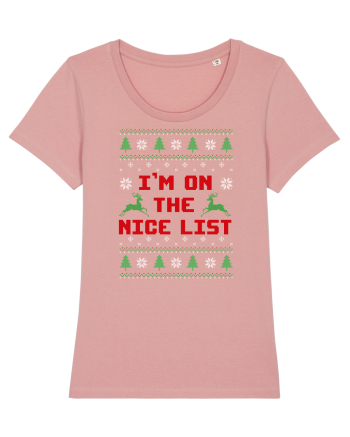 I'm on the nice list Canyon Pink
