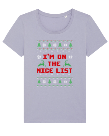 I'm on the nice list Lavender