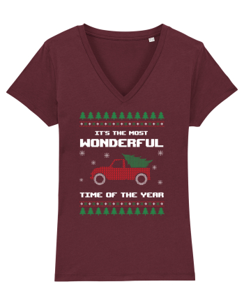 It's the most wonderful time of the year Burgundy