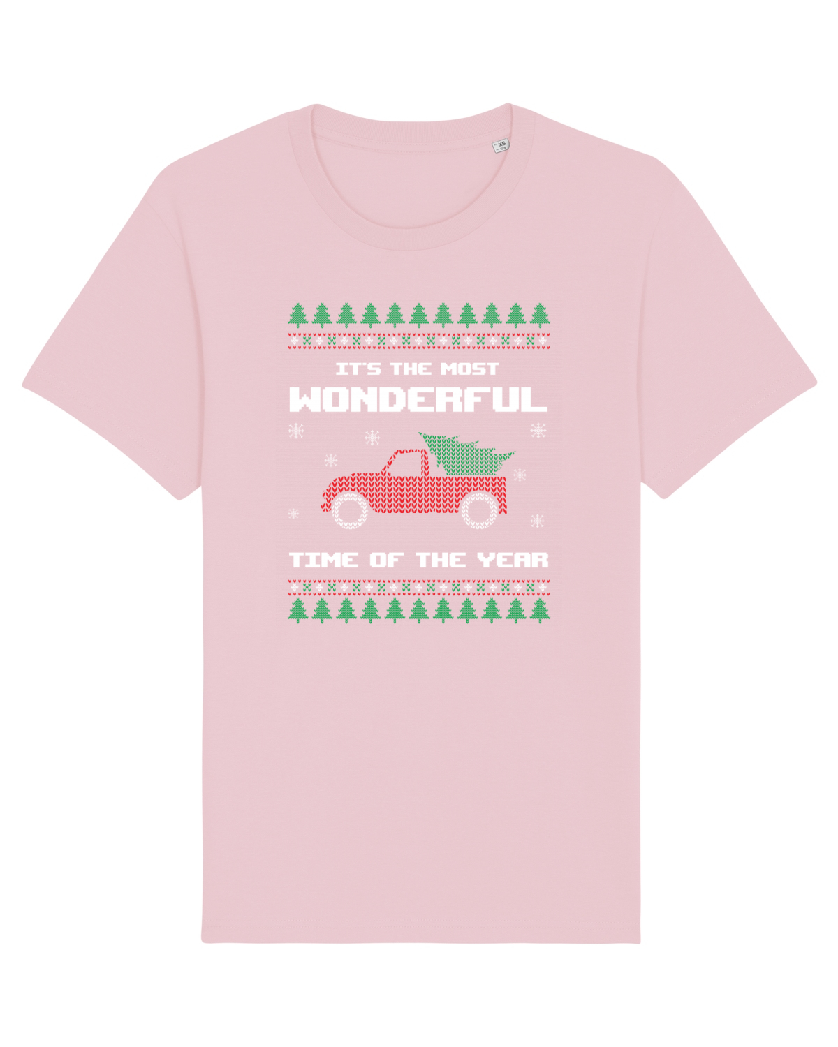 Tricou mânecă scurtă Unisex Rocker Cotton Pink