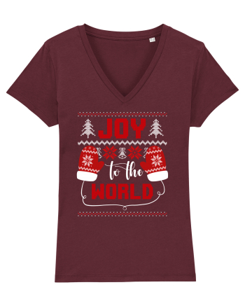 Joy To The World Burgundy