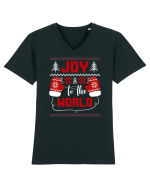 Joy To The World Tricou mânecă scurtă guler V Bărbat Presenter