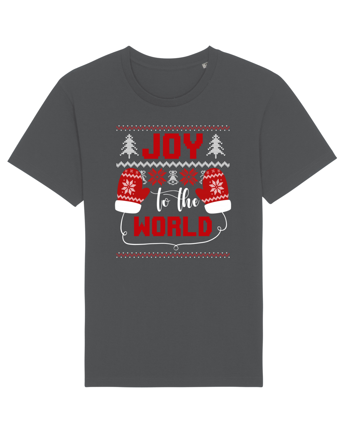 Tricou mânecă scurtă Unisex Rocker Anthracite