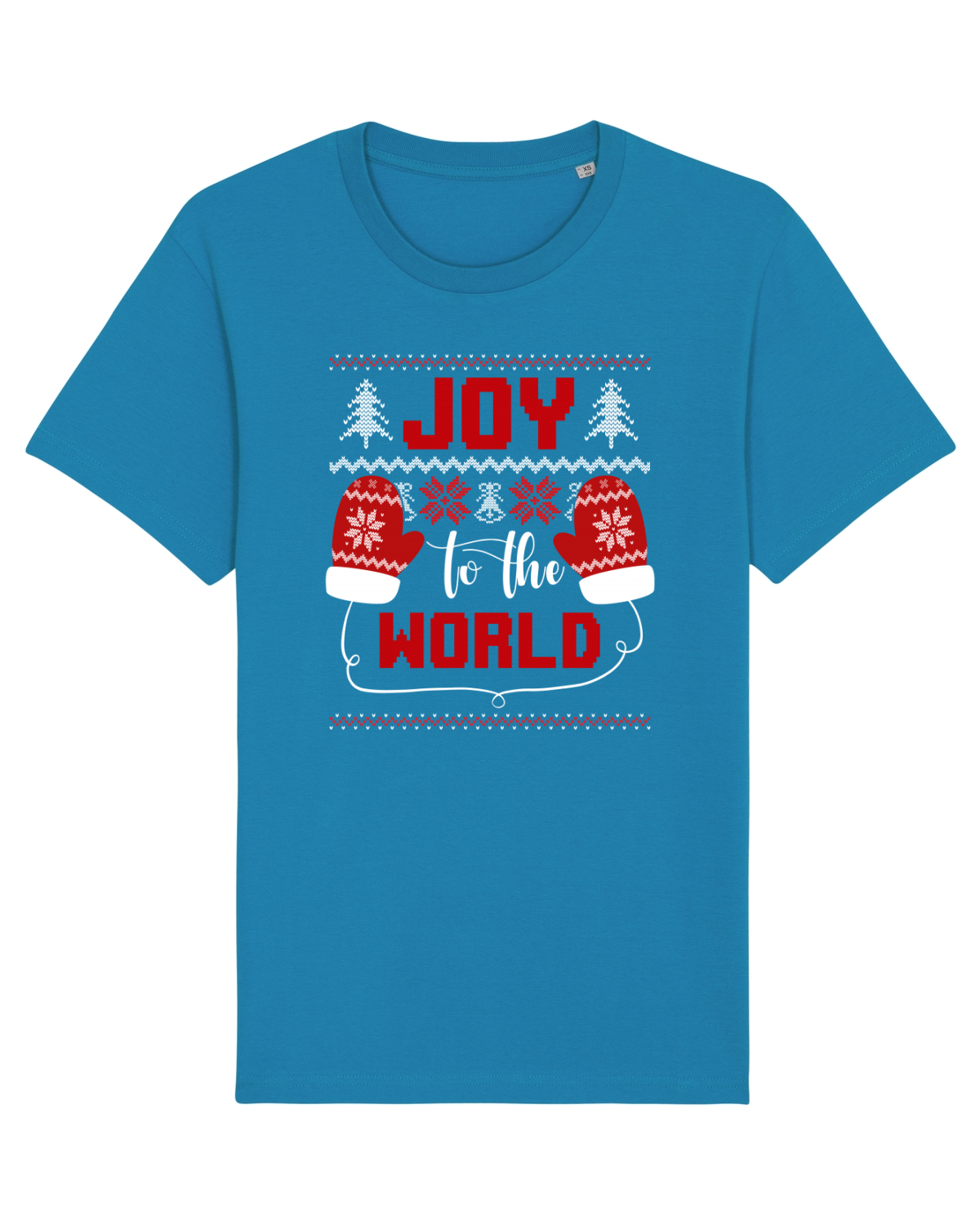 Tricou mânecă scurtă Unisex Rocker Azur