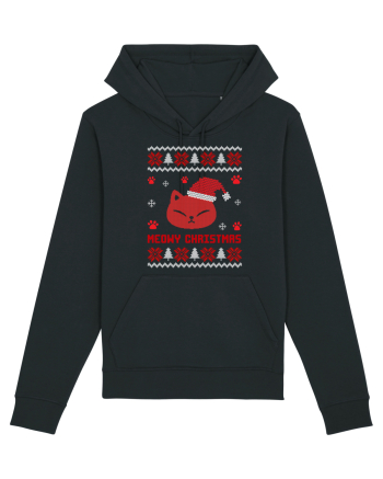 Meowy Christmas Cat Black