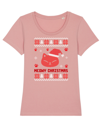 Meowy Christmas Cat Canyon Pink
