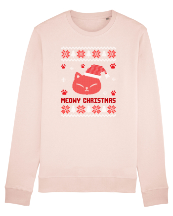 Meowy Christmas Cat Candy Pink