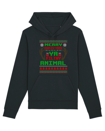 Merry Christmas Ya Filthy Animal Black