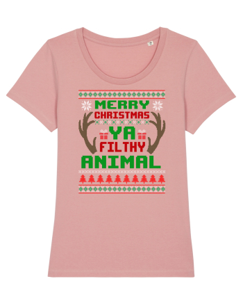 Merry Christmas Ya Filthy Animal Canyon Pink
