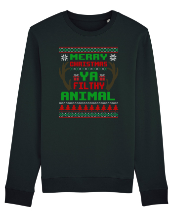 Merry Christmas Ya Filthy Animal Black