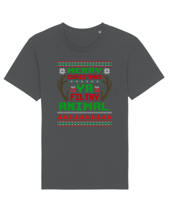 Merry Christmas Ya Filthy Animal Anthracite