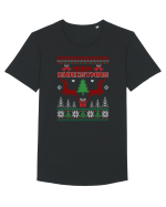 Merry Christmas Dear Tricou mânecă scurtă guler larg Bărbat Skater