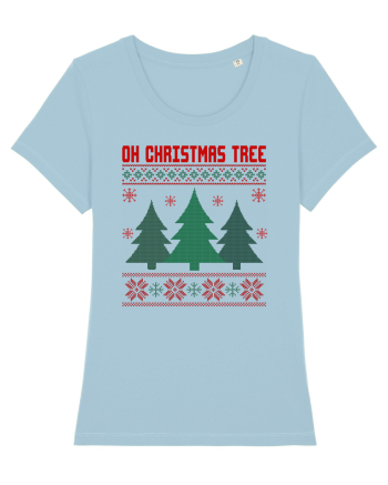 Oh Christmas Tree Sky Blue