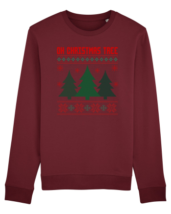 Oh Christmas Tree Burgundy