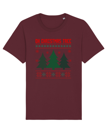 Oh Christmas Tree Burgundy