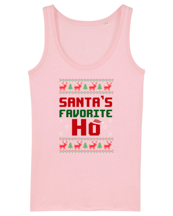 Santa's Favorite Ho Cotton Pink