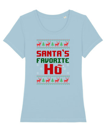 Santa's Favorite Ho Sky Blue