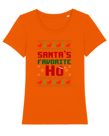 Santa's Favorite Ho Bright Orange