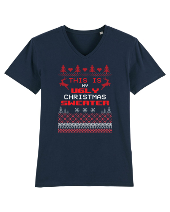 This Is My Ugly Christmas Sweater French Navy