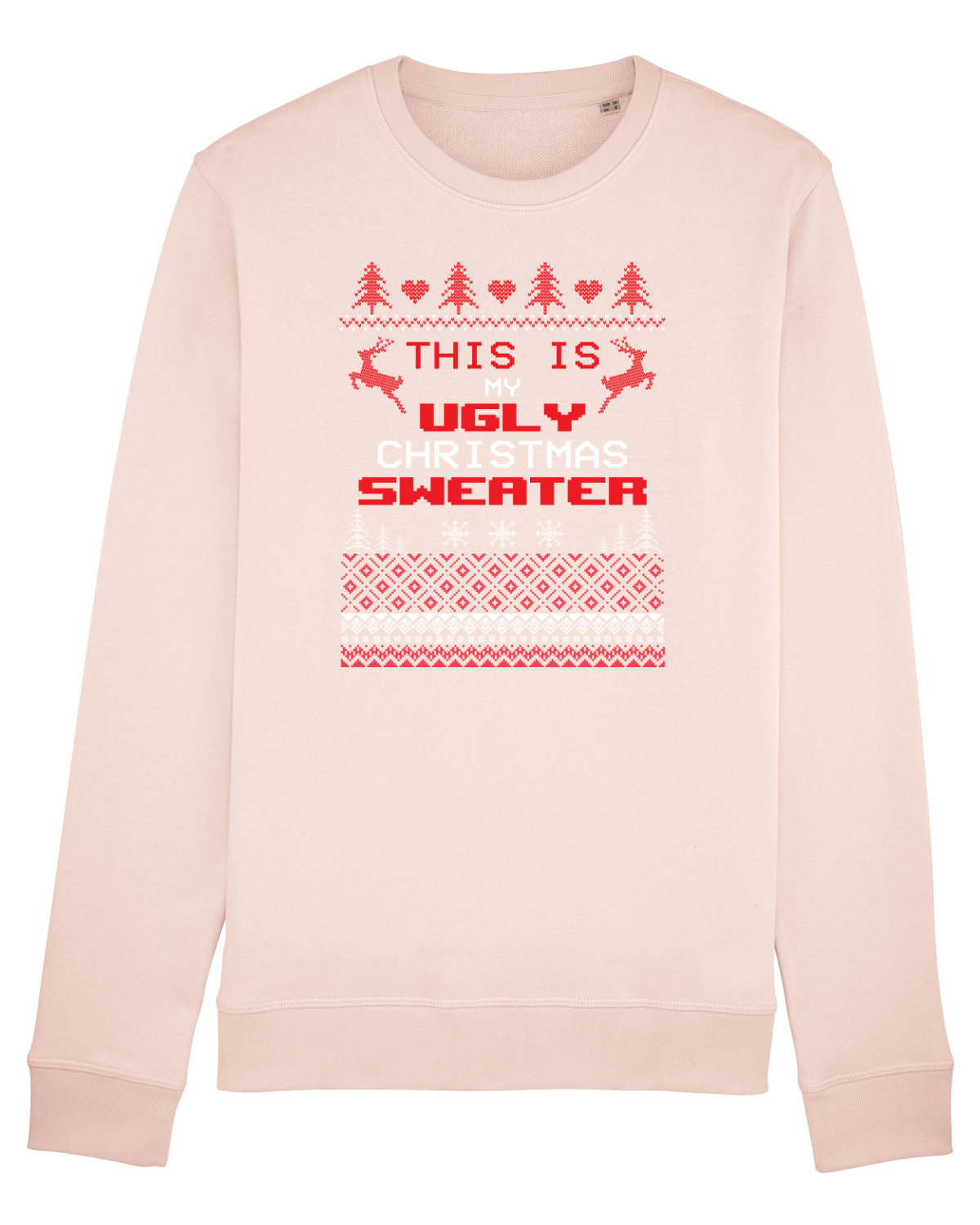 Bluză mânecă lungă Unisex Rise Candy Pink