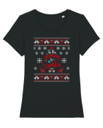 Tis the Season to Sparkle Tricou mânecă scurtă guler larg fitted Damă Expresser