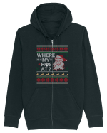Where My Hos At? Hanorac cu fermoar Unisex Connector