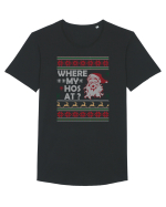 Where My Hos At? Tricou mânecă scurtă guler larg Bărbat Skater