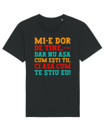 Dor de tine... Tricou mânecă scurtă Unisex Rocker