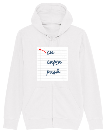 Cu capsa pusă White