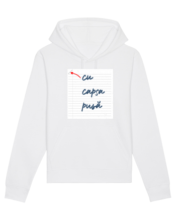 Cu capsa pusă White