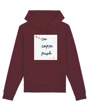 Cu capsa pusă Burgundy