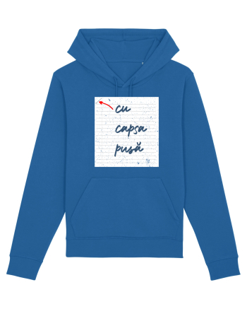 Cu capsa pusă Royal Blue