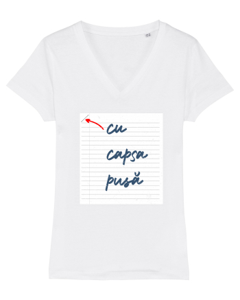 Cu capsa pusă White