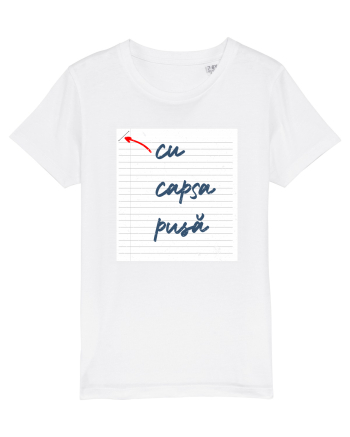 Cu capsa pusă White