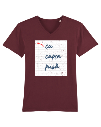 Cu capsa pusă Burgundy